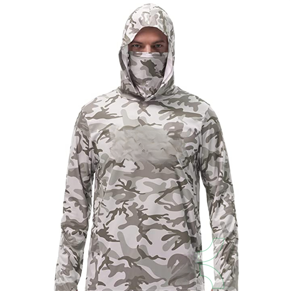 男性用カモフラージュプリントのフィッシングシャツ,プロの日焼 - Fishing Mask Sun Protection のレビューと価格