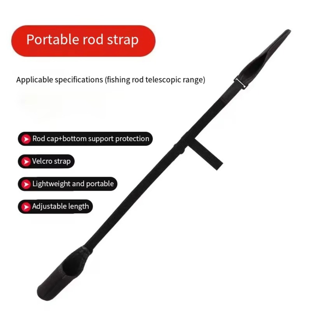 ポータブル釣竿収納バッグ調節可能な釣竿ショルダーベルト釣竿ベ - Fishing Belt のレビューと価格