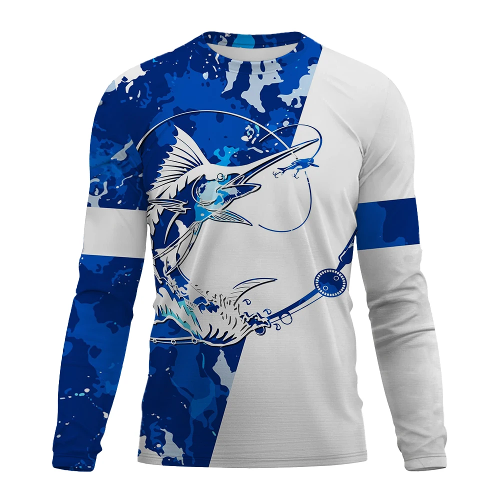 男性用、長袖、UVカット、速乾性、迷彩柄、アウトドア、ルアー - Fishing Shirt Uv Protection のレビューと価格