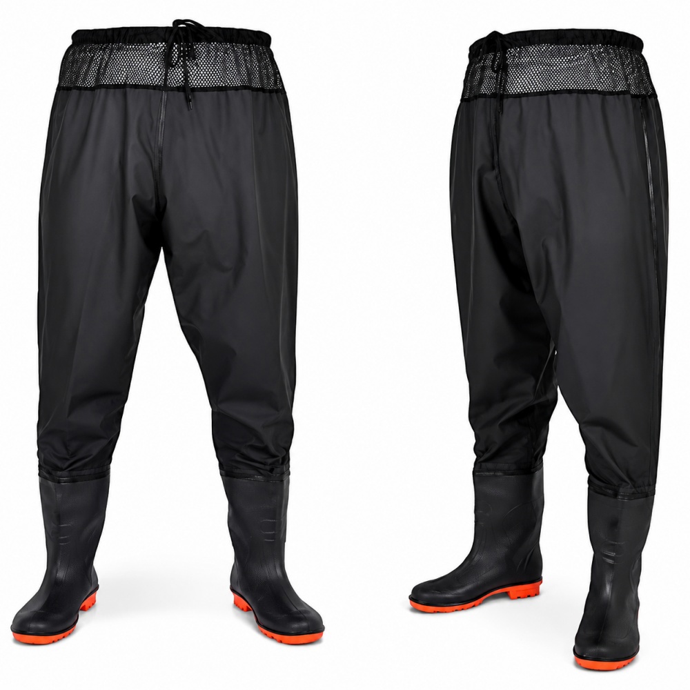 メンズ・レディース用、防水ナイロン製、PVC素材のハイウエス - Fishing Pants Waterproof のレビューと価格