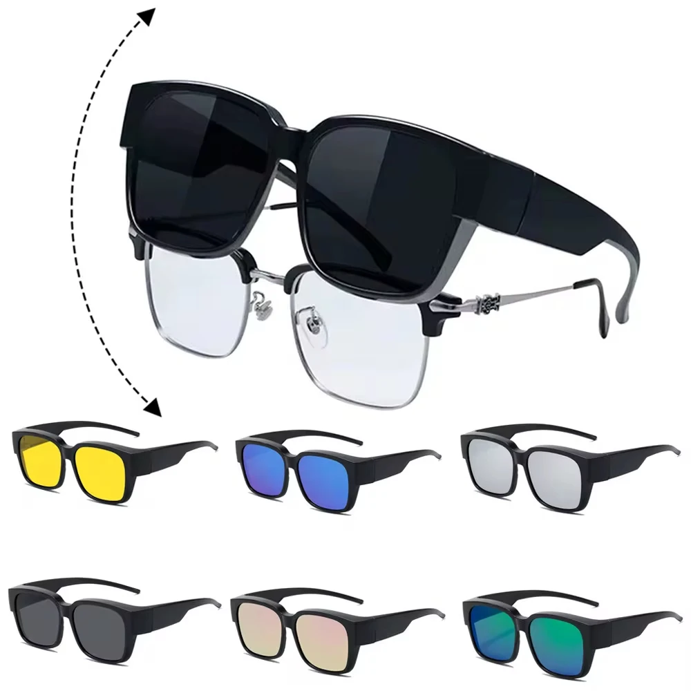 最新トレンドの偏光サングラス。近視用メガネの上から着用可能。 - Fishing Sunglasses Polarized のレビューと価格