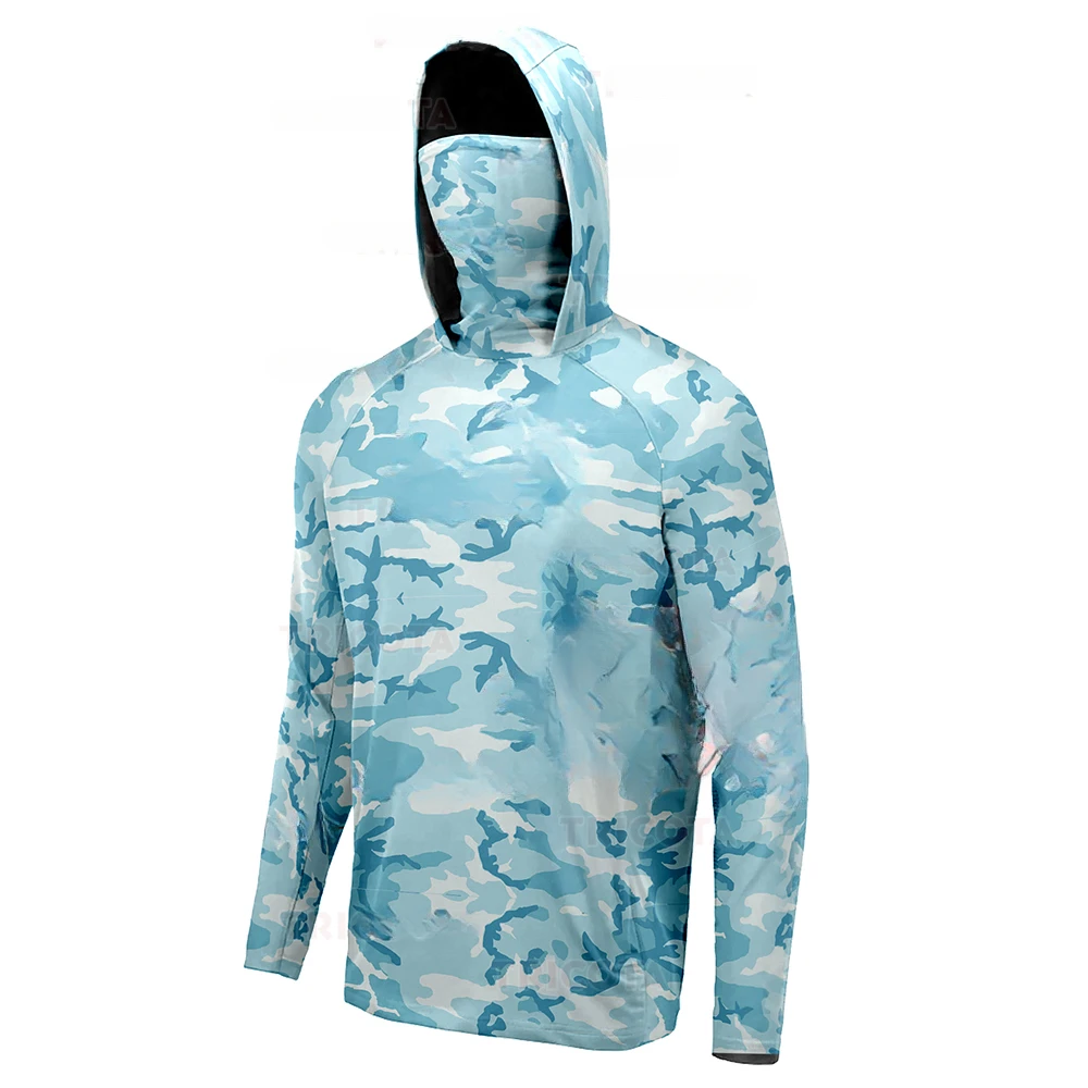 メンズ用フィッシングパーカー、UPF50+の紫外線カット機能 - Fishing Shirt Uv Protection のレビューと価格