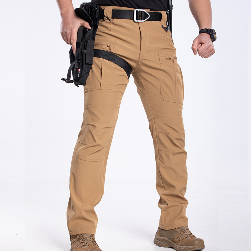 メンズ春秋タクティカルパンツマルチポケットアウトドアコンバッ - Fishing Pants Waterproof のレビューと価格
