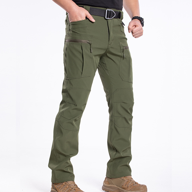 メンズ春秋タクティカルパンツマルチポケットアウトドアコンバッ - Fishing Pants Waterproof のレビューと価格